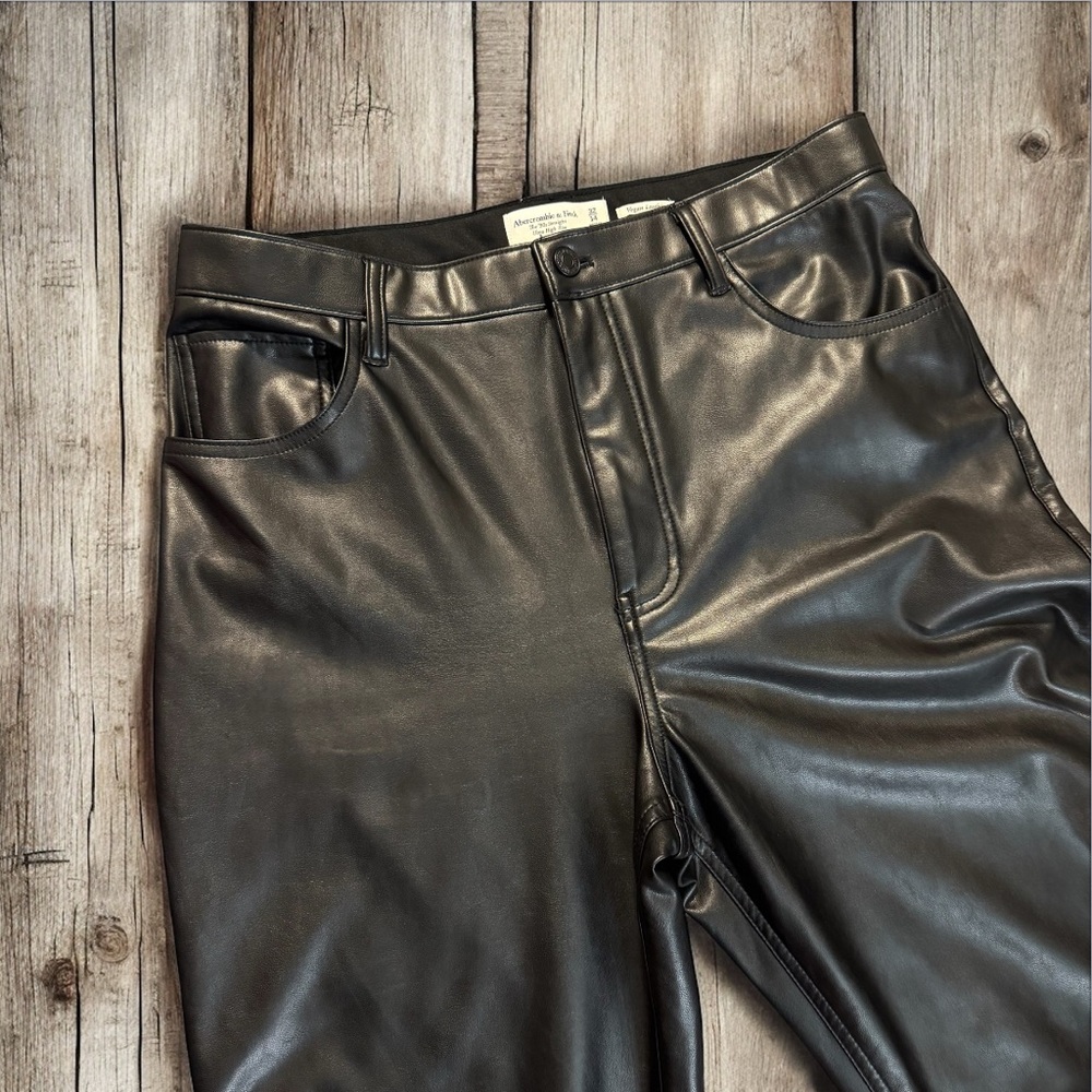 Abercrombie & Fitch Black Straight Leg Pants